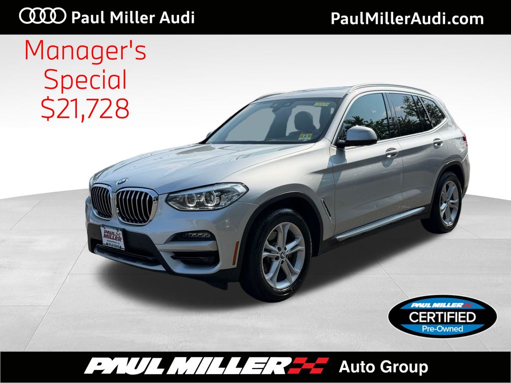 Glacier Silver Metallic 2021 BMW X3 SUV / Crossover All-Wheel Drive 8-Speed Automatic