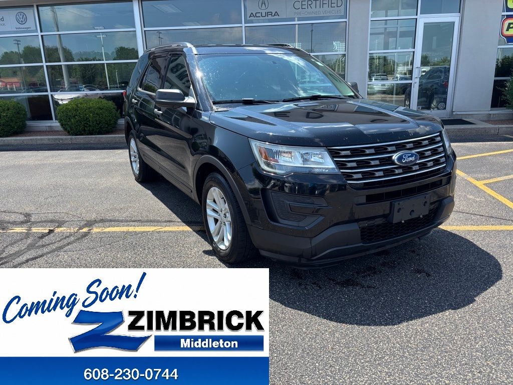 Shadow Black 2017 Ford Explorer SUV / Crossover Front-Wheel Drive 6-Speed Automatic