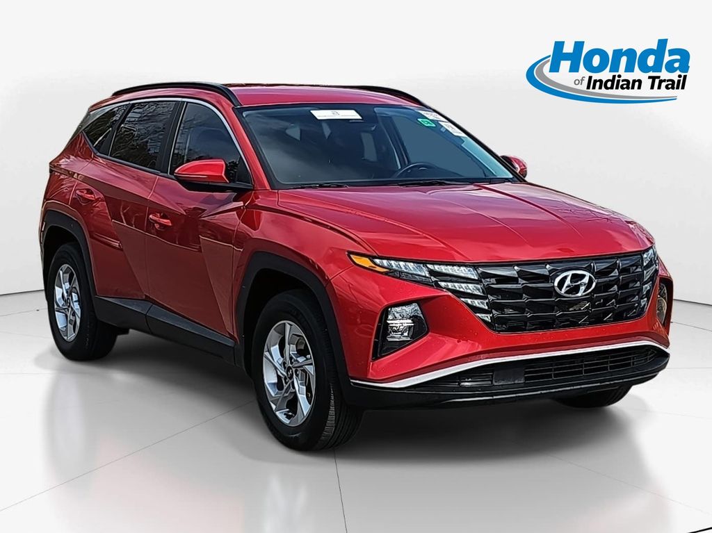 Calypso Red 2022 Hyundai Tucson SEL AWD SUV / Crossover All-Wheel Drive 8-Speed Automatic