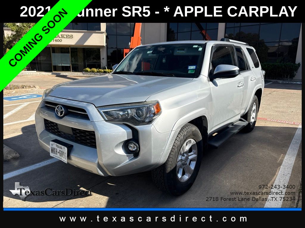 Classic Silver Metallic 2021 Toyota 4Runner SUV / Crossover 4X2 5-Speed Automatic Overdrive