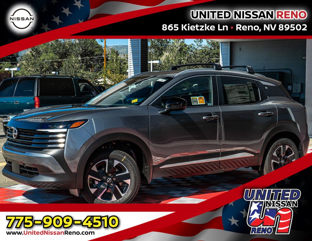 Gray (Gun Metallic) 2026 Nissan Kicks SUV / Crossover All-Wheel Drive Continuously Variable Transmission