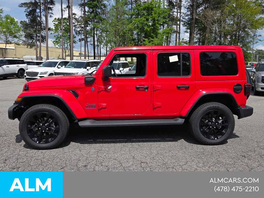 Used 2025 Red Jeep Sahara 4xe image 5