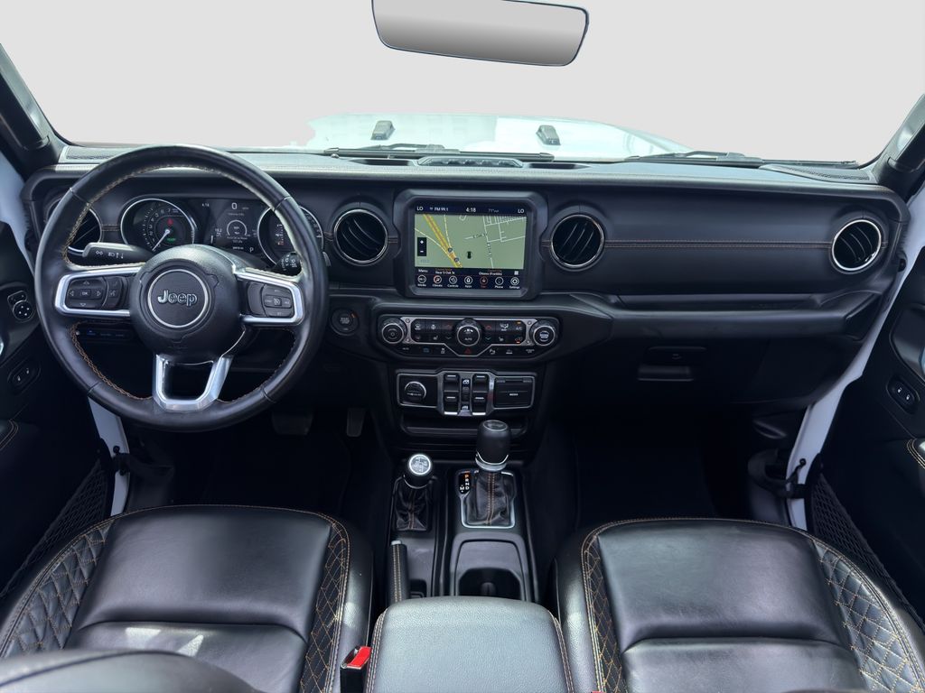 Used 2021 White Jeep Unlimited Sahara High Altitude 4xe image 14