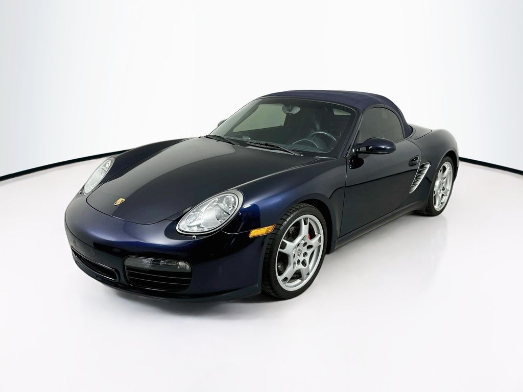 Midnight Blue Metallic 2006 Porsche Boxster Convertible Rear-Wheel Drive 6-Speed Manual Overdrive