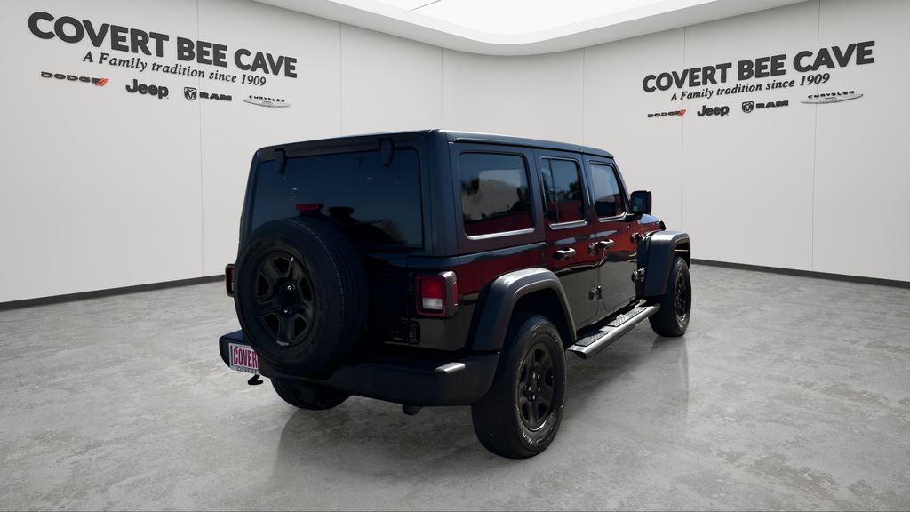 Used 2021 Black Jeep Unlimited Sport image 9