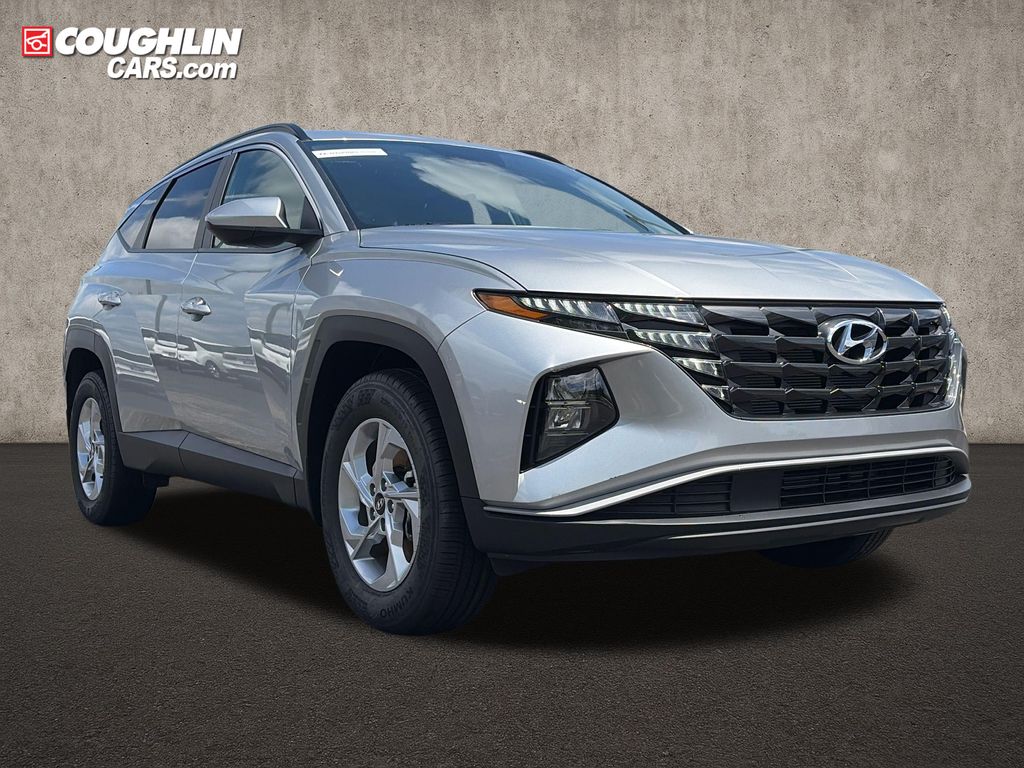Shimmering Silver 2024 Hyundai Tucson SUV / Crossover All-Wheel Drive 8-Speed Automatic