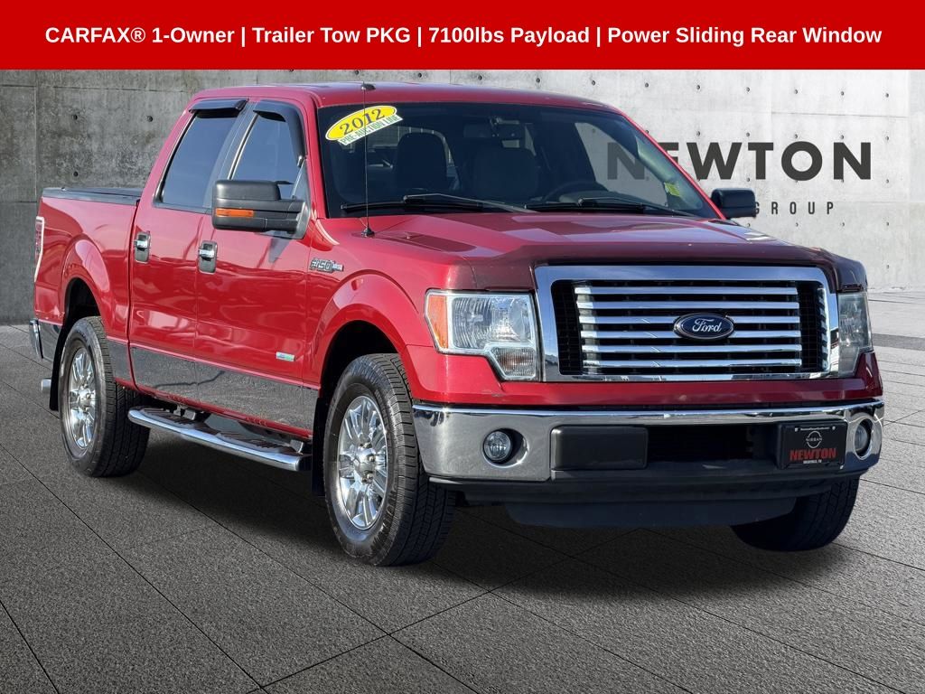 Red Candy 2012 Ford F-150 XLT SuperCrew Pickup Truck 4X2 6-Speed Automatic