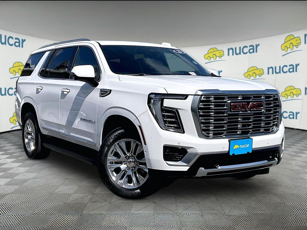 Summit White 2025 GMC Yukon SUV / Crossover Four-Wheel Drive