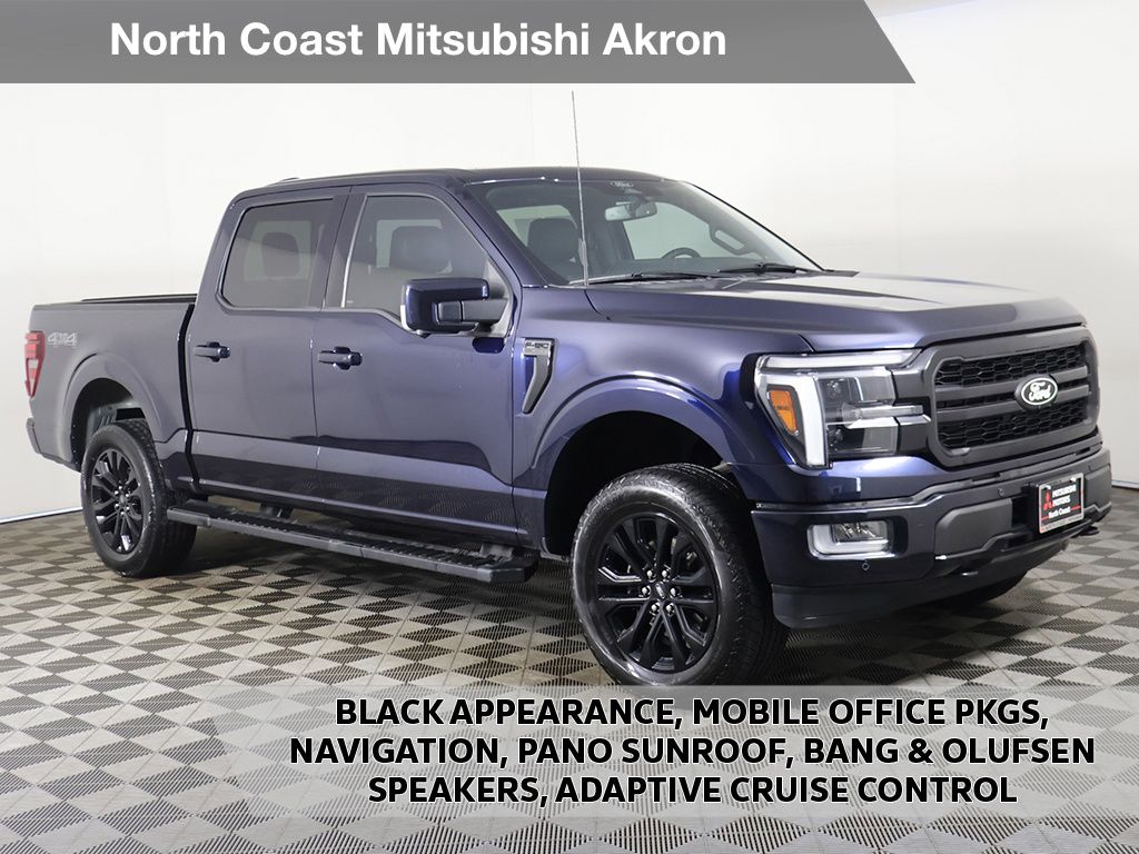 Antimatter Blue Metallic 2024 Ford F-150 Pickup Truck Four-Wheel Drive Automatic