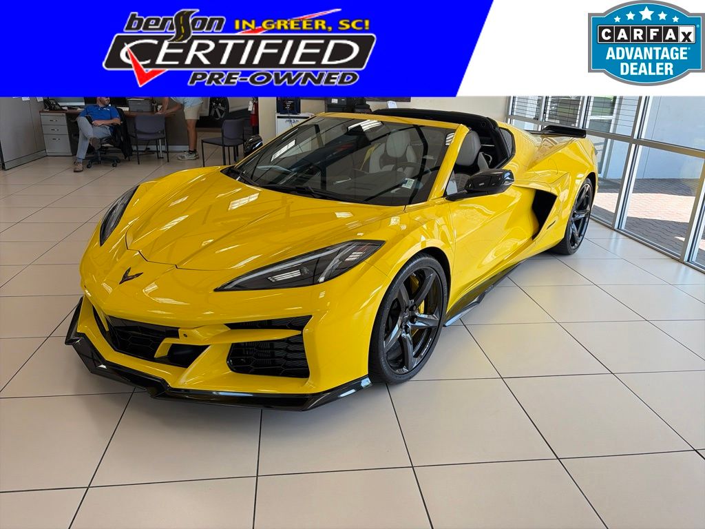 Competition Yellow 2025 Chevrolet Corvette E-Ray Coupe All-Wheel Drive 8-Speed Dual Clutch
