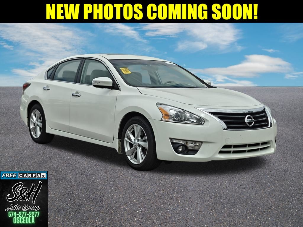 Pearl White 2015 Nissan Altima 2.5 SL Sedan Front-Wheel Drive Continuously Variable Transmission