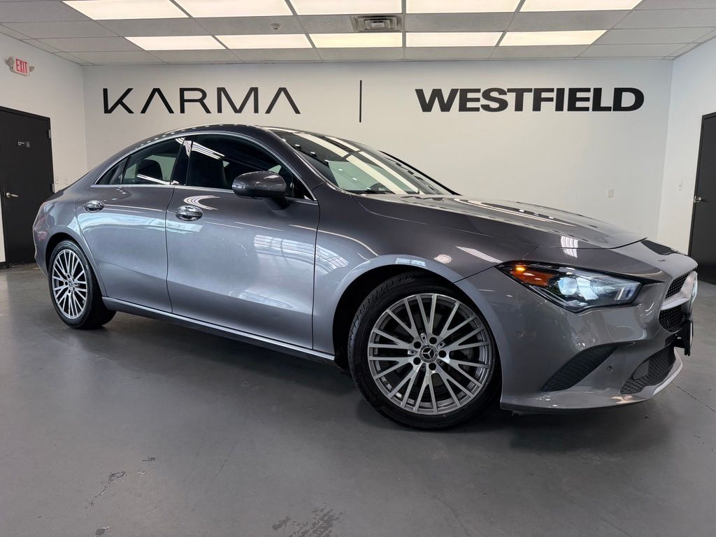Gray 2020 Mercedes-Benz CLA Coupe All-Wheel Drive 7-Speed Automatic