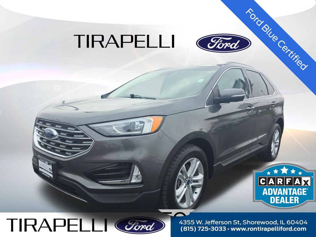Gray (Magnetic) 2019 Ford Edge SEL AWD SUV / Crossover All-Wheel Drive Automatic