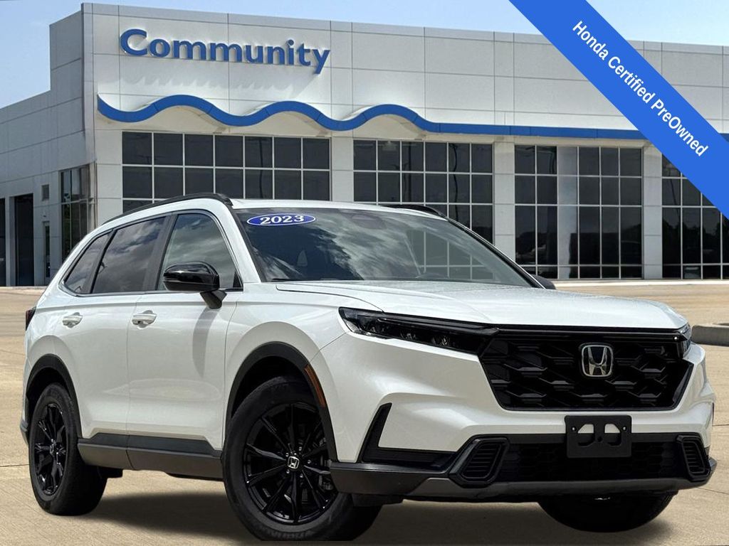 2023 Honda CR-V Hybrid Sport White at Bayway Cadillac of The Woodlands