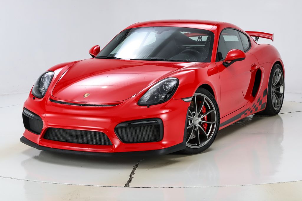 Guards Red 2016 Porsche Cayman Coupe Rear-Wheel Drive 6-Speed Manual