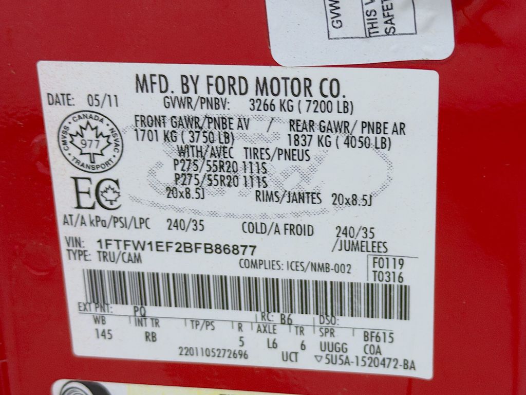Used 2011 Ford F-150 Truck