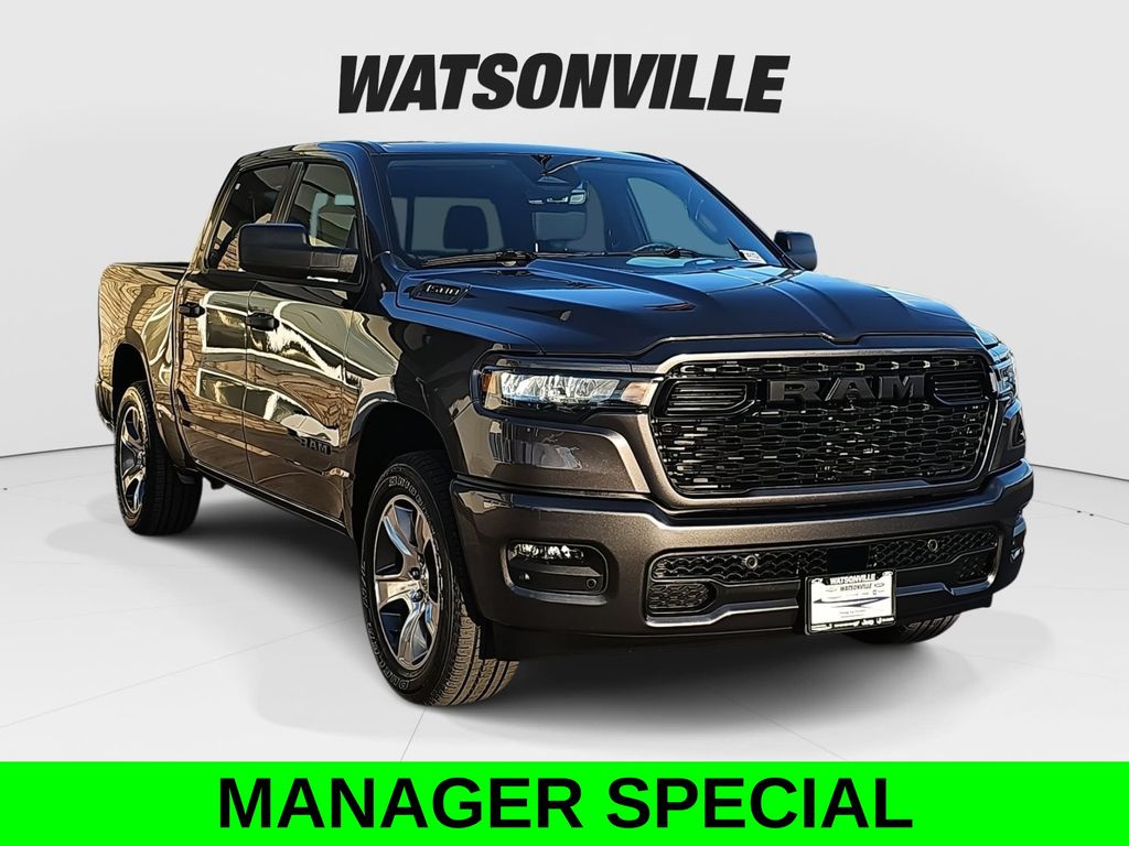 Gray (Granite Crystal Metallic Clearcoat) 2026 RAM 1500 Pickup Truck Four-Wheel Drive 8-Speed Automatic