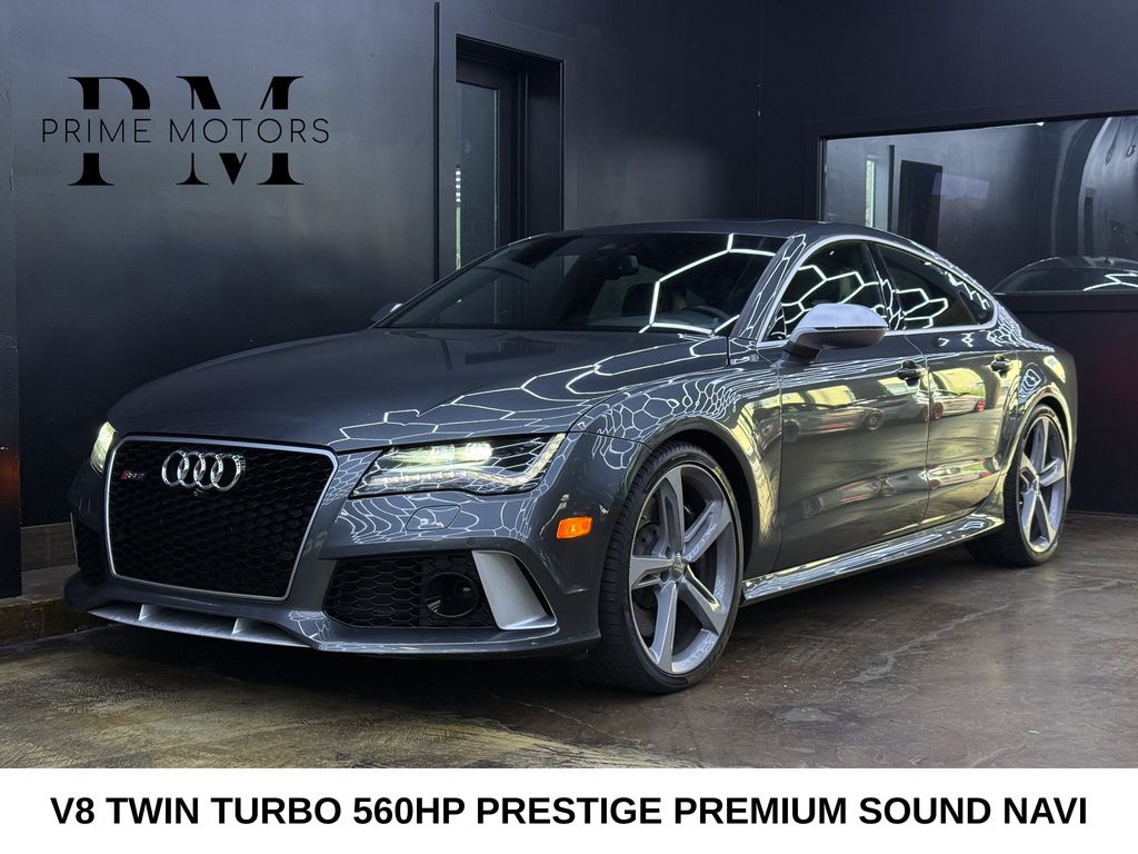 Gray 2014 Audi RS 7 Sedan All-Wheel Drive 8-Speed Automatic