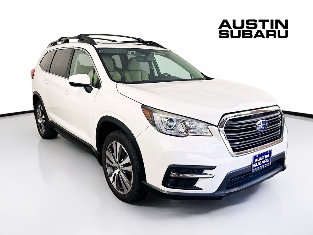 Crystal White Pearl 2019 Subaru Ascent Premium 7-Passenger AWD SUV / Crossover All-Wheel Drive Continuously Variable Transmission