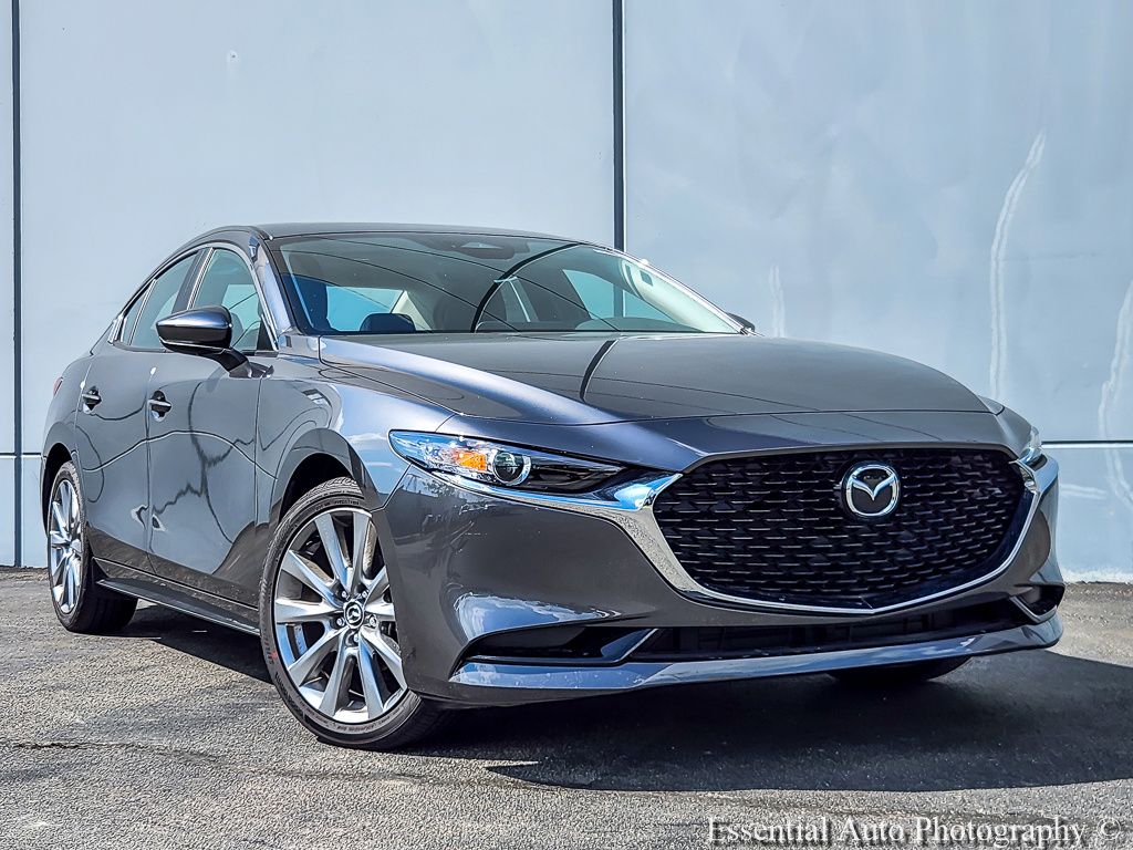Machine Gray Metallic 2026 Mazda MAZDA3 Sedan Front-Wheel Drive 6-Speed Automatic