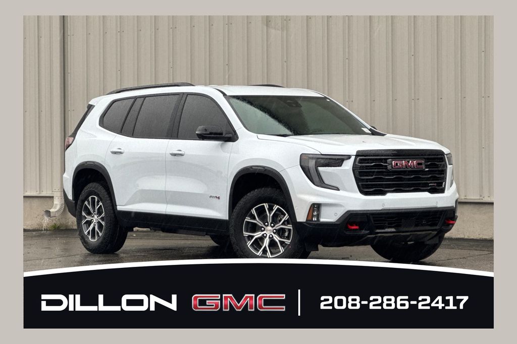 Glacier White Tricoat 2026 GMC Acadia SUV / Crossover Four-Wheel Drive 8-Speed Automatic