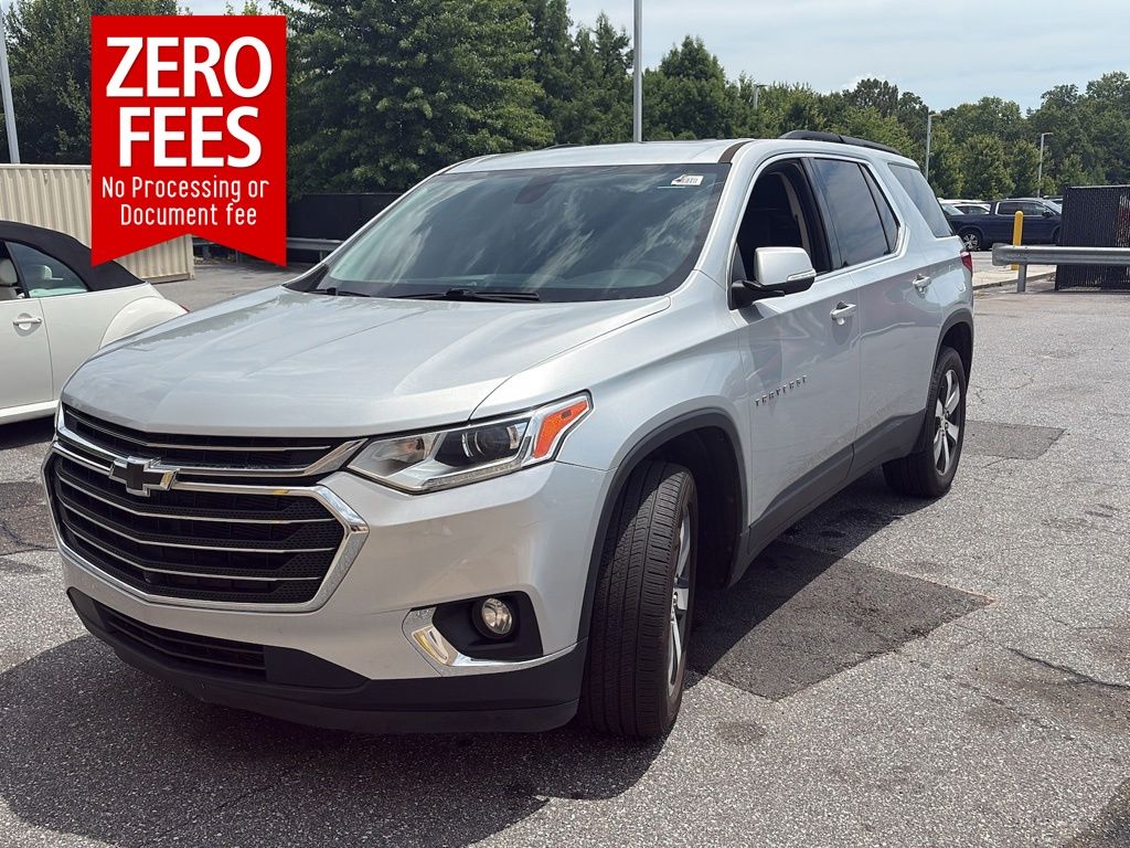 Silver Ice Metallic 2021 Chevrolet Traverse SUV / Crossover Front-Wheel Drive 9-Speed Automatic