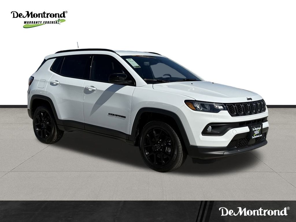 2026 Jeep Compass Latitude White/off-white at Bayshore Chrysler Jeep Dodge Ram