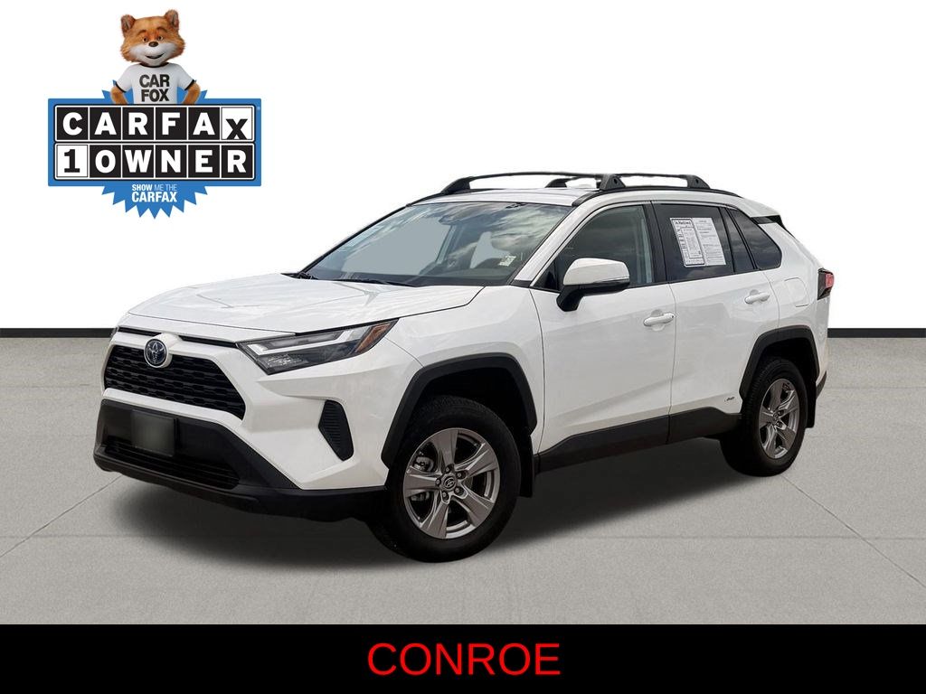 2024 Toyota RAV4 Hybrid LE White at Classic Elite Chevrolet Sugar Land