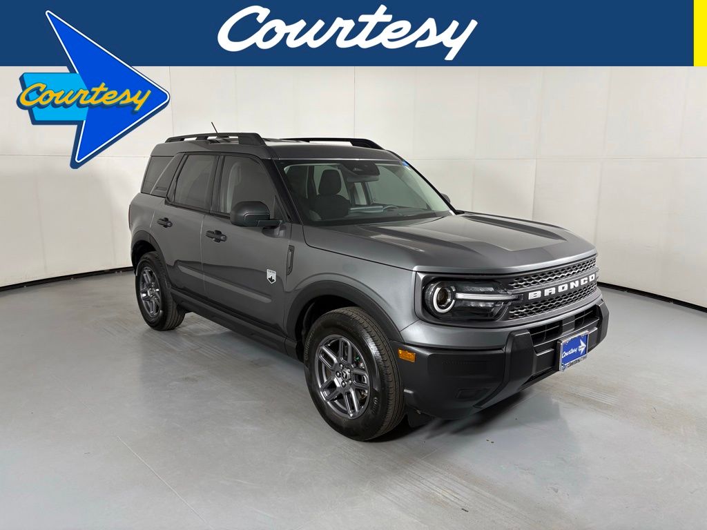 Gray Metallic 2025 Ford Bronco Sport SUV / Crossover All-Wheel Drive 8-Speed Automatic