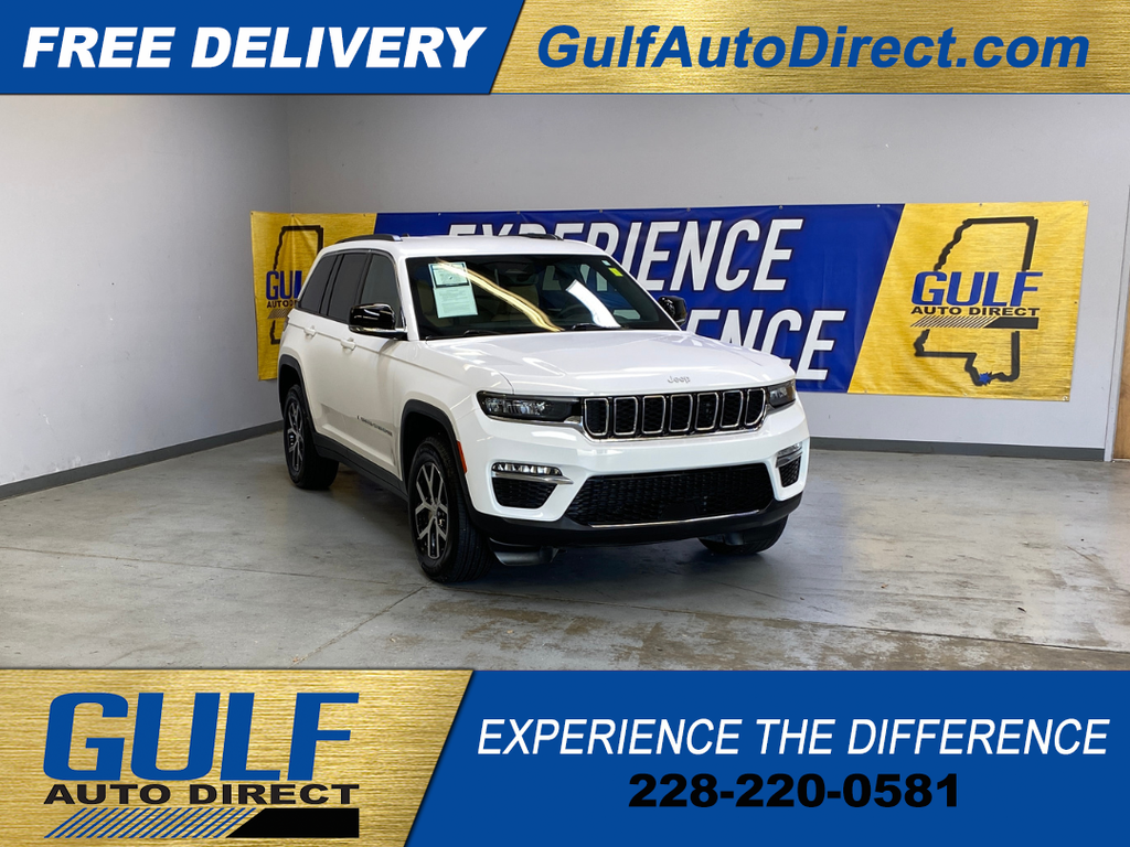 Bright White Clearcoat 2024 Jeep Grand Cherokee SUV / Crossover Four-Wheel Drive 8-Speed Automatic