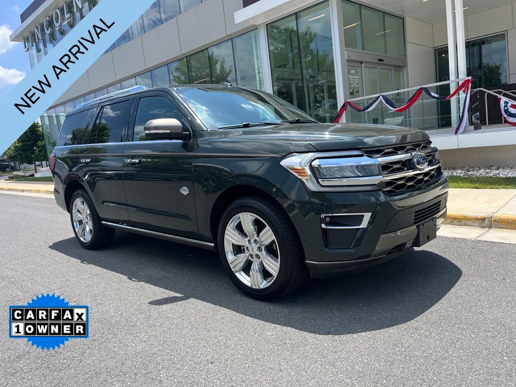 Green Metallic 2022 Ford Expedition SUV / Crossover Four-Wheel Drive Automatic