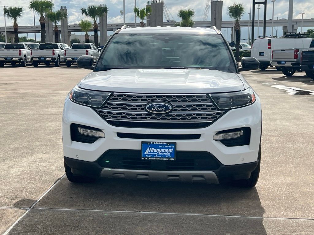 2022 Ford Explorer Limited White at Shottenkirk Kia Fort Bend