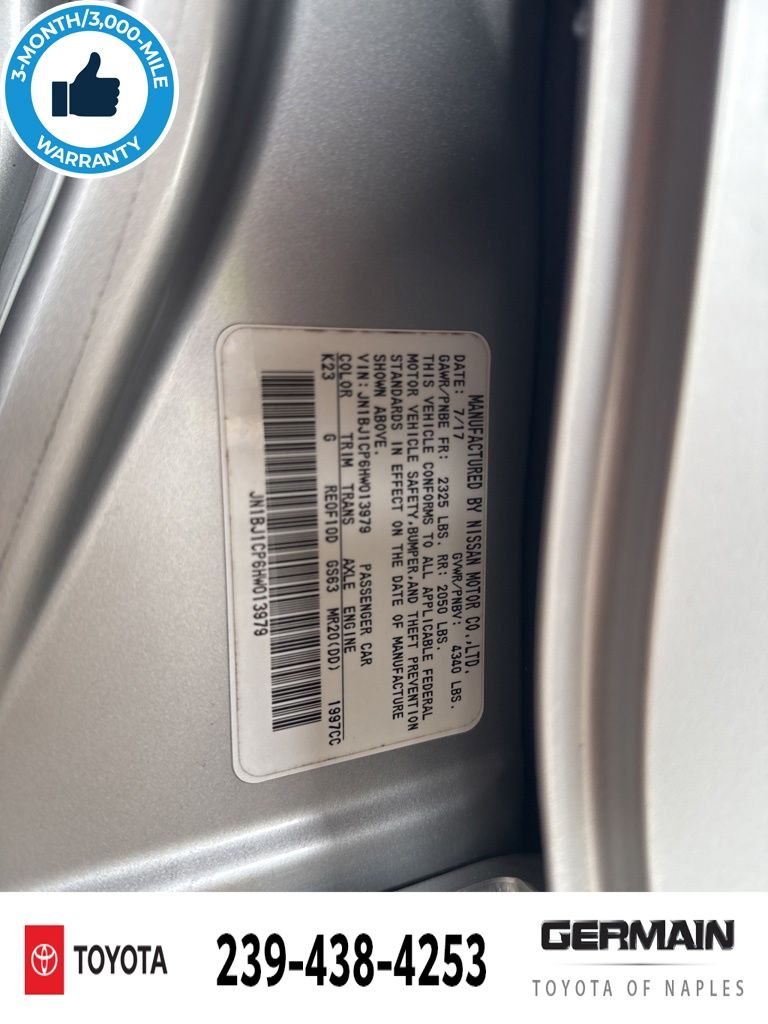 Used 2017 Silver Nissan SV image 24