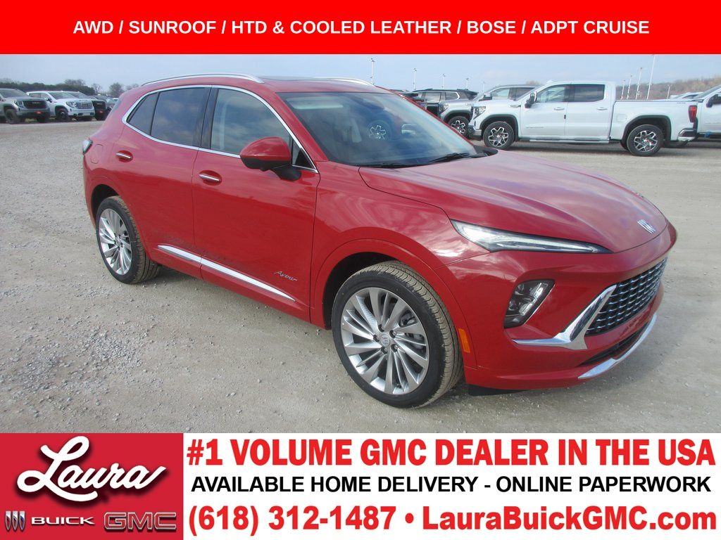 Brilliant Red 2026 Buick Envision SUV / Crossover All-Wheel Drive 9-Speed Automatic