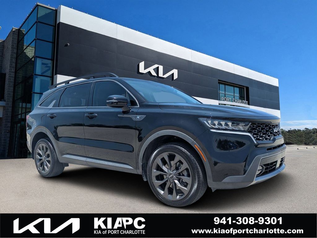 Ebony Black 2022 Kia Sorento SUV / Crossover All-Wheel Drive 8-Speed Dual Clutch