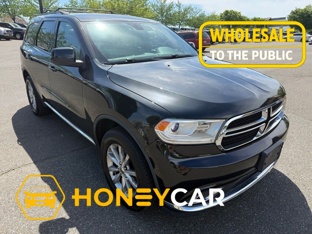 Brilliant Black Crystal Pearlcoat 2016 Dodge Durango SXT AWD SUV / Crossover All-Wheel Drive 8-Speed Automatic