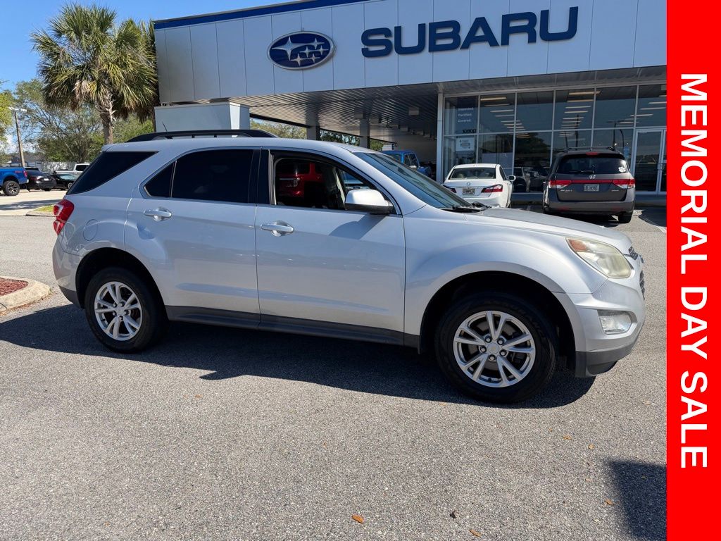 Silver Ice Metallic 2016 Chevrolet Equinox LT AWD SUV / Crossover All-Wheel Drive 6-Speed Automatic Overdrive