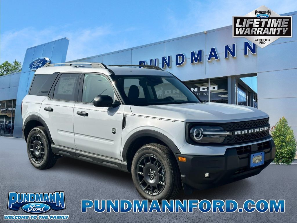 White Metallic 2026 Ford Bronco Sport SUV / Crossover All-Wheel Drive 8-Speed Automatic