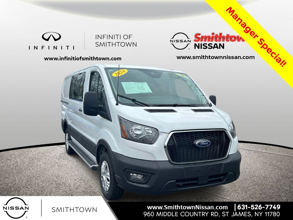 Oxford White 2024 Ford Transit Cargo 250 Low Roof LB RWD Van Rear-Wheel Drive
