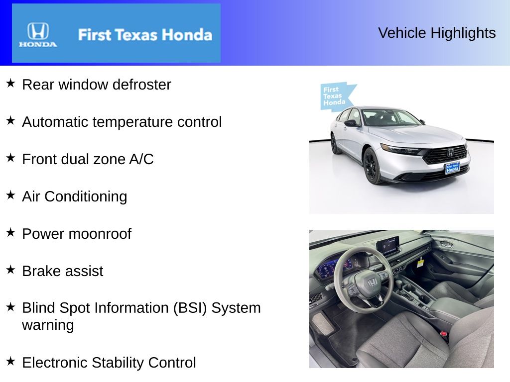 Used Car 2025 Honda Accord  Se For Sale Under $30,000 In Austin, Texas