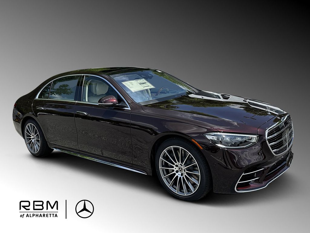 MANUFAKTUR Rubellite Red Metallic 2026 Mercedes-Benz S-Class S 580 4MATIC Sedan All-Wheel Drive 9-Speed Automatic