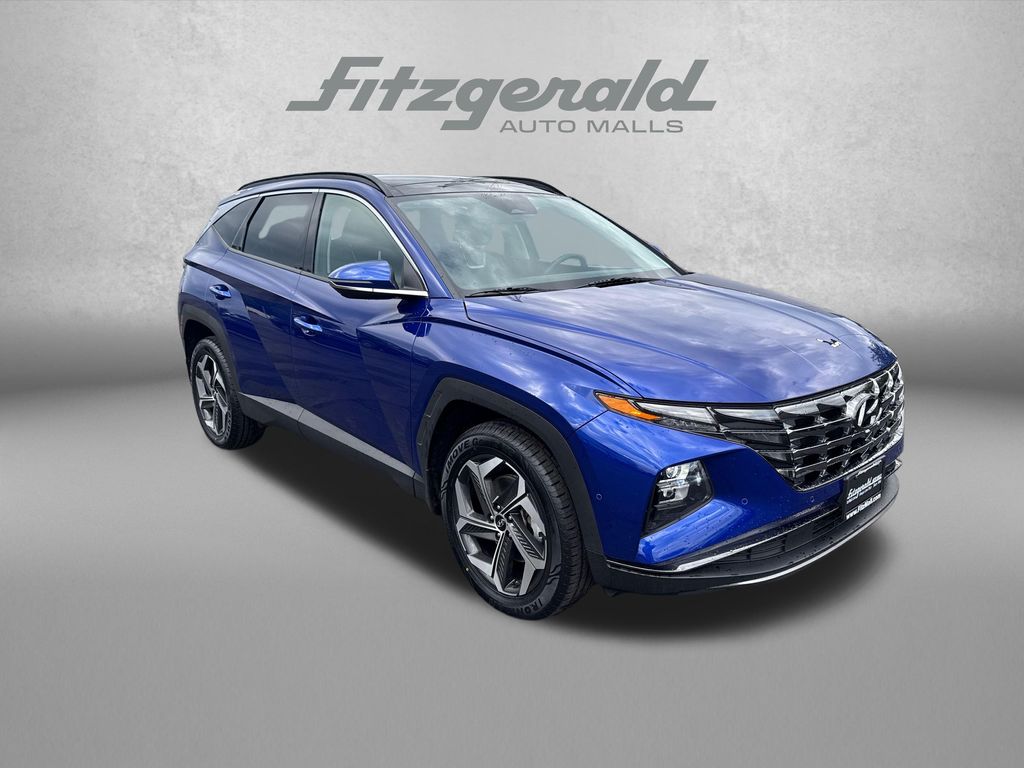 Intense Blue 2023 Hyundai Tucson SUV / Crossover All-Wheel Drive 8-Speed Automatic