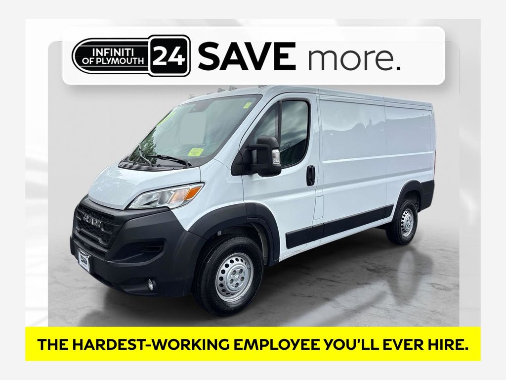 Bright White Clearcoat 2025 RAM ProMaster Van Front-Wheel Drive 9-Speed Automatic