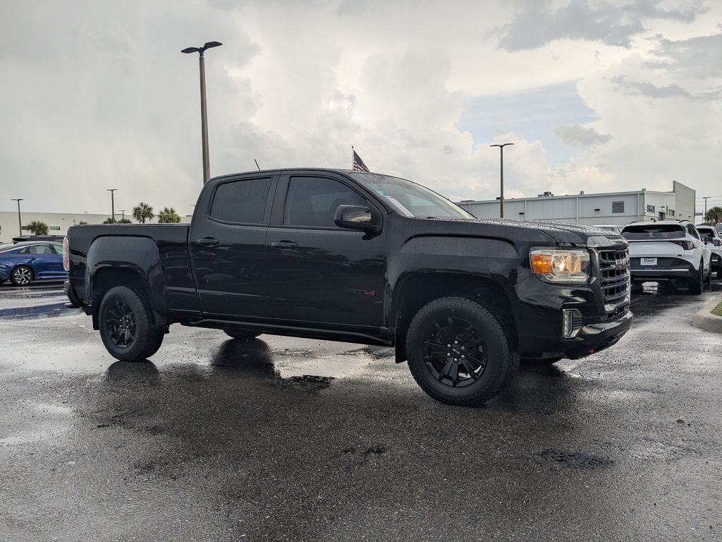 Onyx Black 2022 GMC Canyon Pickup Truck Four-Wheel Drive 8-Speed Automatic