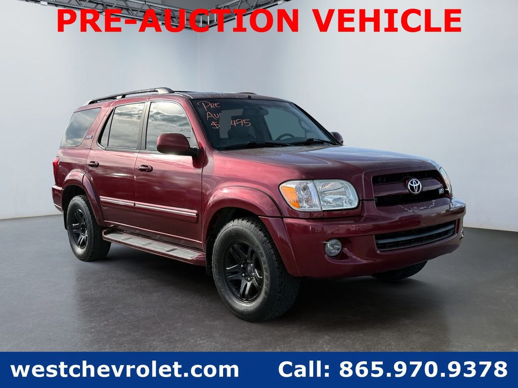 Salsa Red Pearl 2007 Toyota Sequoia 4 Dr SR5 V8 4WD SUV / Crossover Four-Wheel Drive 5-Speed Automatic Overdrive