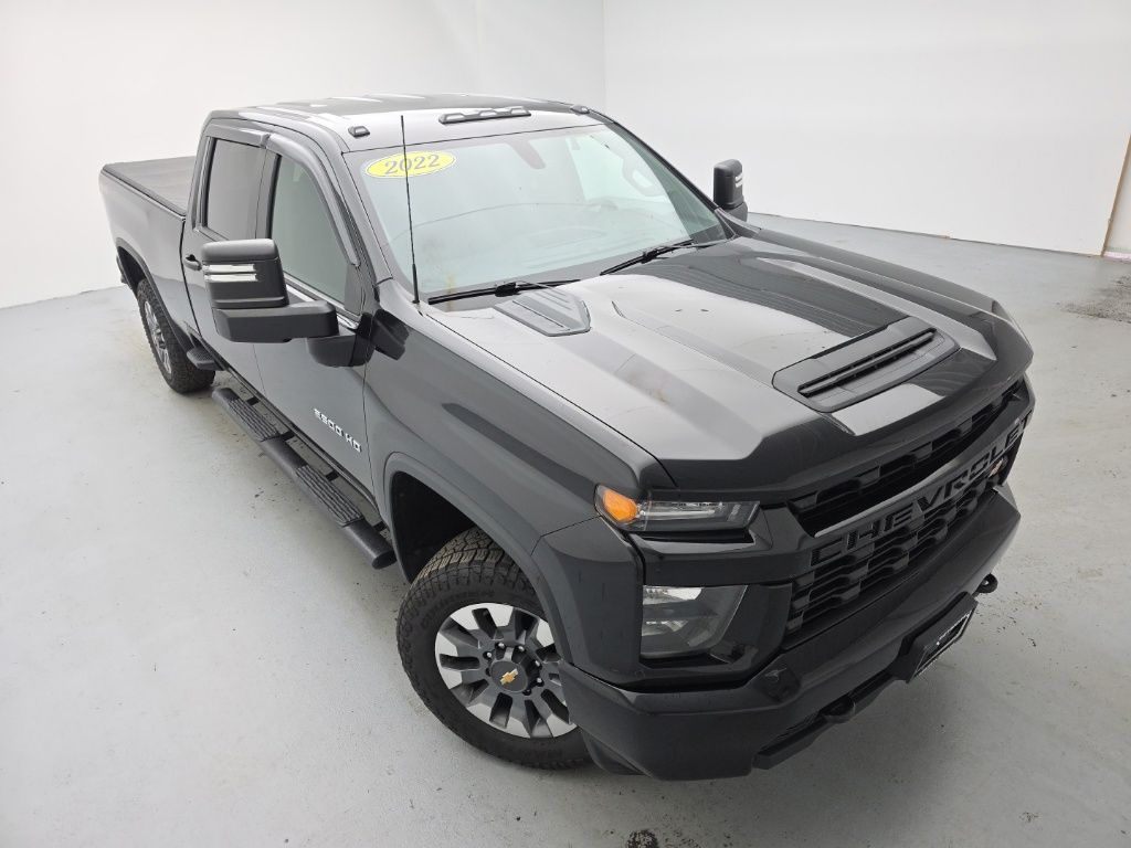 Mosaic Black Metallic 2022 Chevrolet Silverado 2500HD Pickup Truck Four-Wheel Drive 6-Speed Automatic