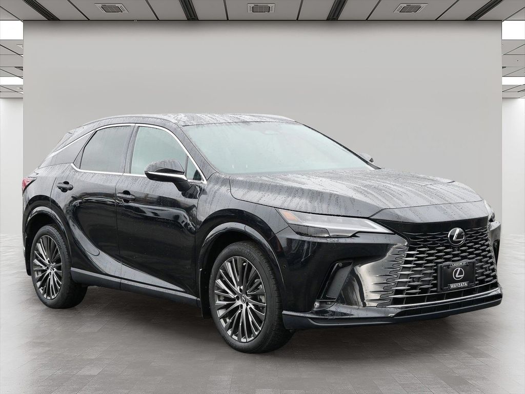 Black (Caviar) 2023 Lexus RX Hybrid 350h Luxury AWD SUV / Crossover All-Wheel Drive Continuously Variable Transmission