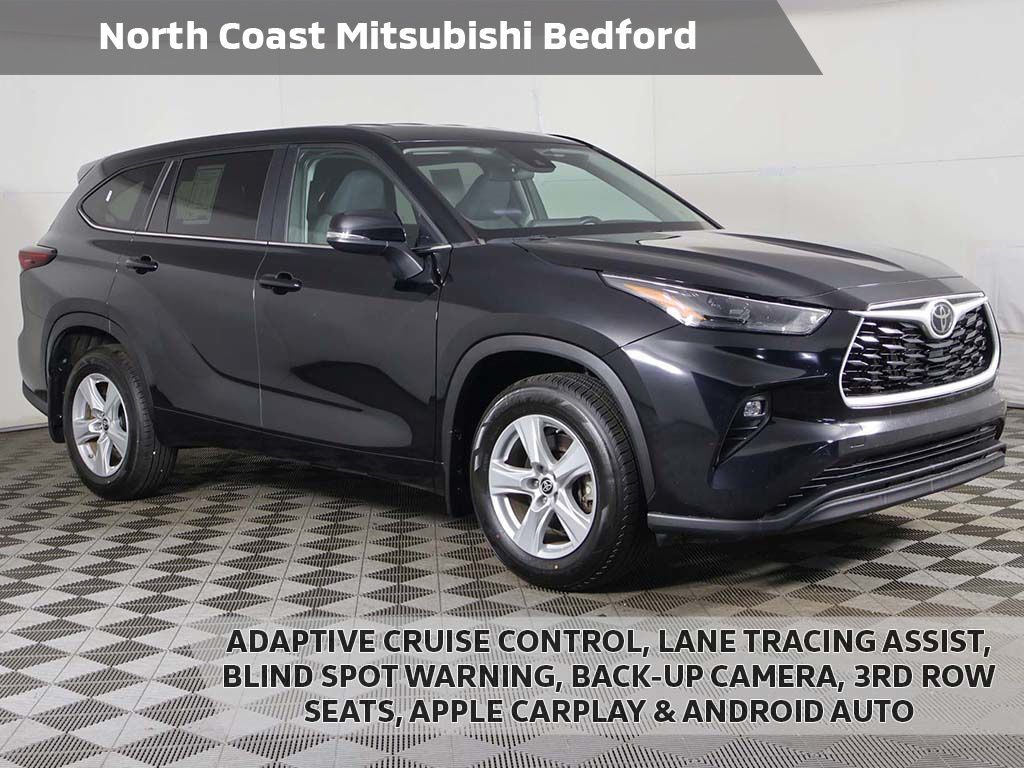 Midnight Black Metallic 2024 Toyota Highlander LE AWD SUV / Crossover All-Wheel Drive 8-Speed Automatic