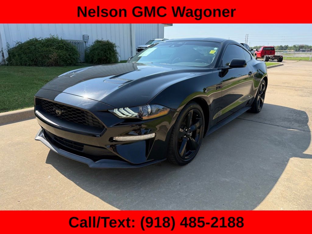 Shadow Black 2021 Ford Mustang Coupe Rear-Wheel Drive Automatic
