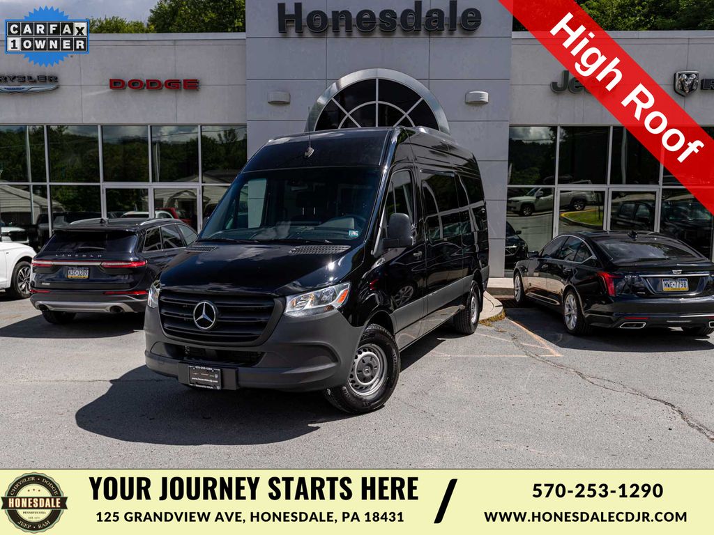 Jet Black 2024 Mercedes-Benz Sprinter Van Rear-Wheel Drive 9-Speed Automatic